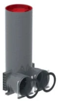 Zehnder ComfoTube 90 pièce de raccordement équerre 125 - 2 x 90 mm