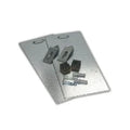DBJ Fixations miroir invisibles 100 - 120 o pour miroirs jusqu'à 0,8m²(6kg),avec plaque autocollante