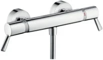 Hansgrohe Ecostat Comfort care rob. thermostat. douche chromé avec poignées longues et pratiques