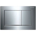 PLAQUE DE COMMANDE GEBERIT OMEGA 30 chrome synthetique duocommande éclat-/terne/chromé éclat