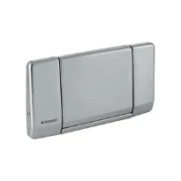 PLAQUE DE COMMANDE GEBERIT inox avec manette de commande rincage/arret
