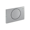 Geberit Mambo plaque de commande - inox pour réservoir encastré avec 1 touche à interruption