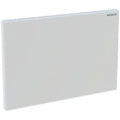 PLAQUE DE COMMANDE GEBERIT SIGMA blanc synthetique frontal sans bouton pour reservoir a encastrer