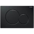 Geberit Sigma 01 plaque de commande - noir - avec 2 touches