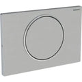 Geberit Sigma 10 plaque de commande inox brossé anti vandalisme inox à visser