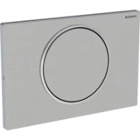 Geberit Sigma 10 plaque de commande inox brossé anti vandalisme inox à visser