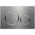Geberit Sigma 20 plaque de commande - inox - avec 2 touches