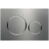 Geberit Sigma 20 plaque de commande - inox - avec 2 touches