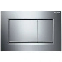 Geberit Sigma 20 (ex Sigma 30) plaque de commande - chromé - avec 2 touches - chromé touches en bas
