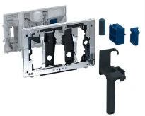Geberit Sigma support blocs wc - chromé brillant - pour sigma réservoir encastré 12 cm