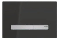 Geberit Sigma 50 plaque de commande - noir 24,6 - 1,3 o 16,4 ! cm synthétique pour rinçage avec 2 volumes