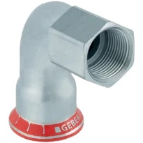 Geberit Mapress C-acier zingué coude de transition 90° FF 28 x 4/4 F