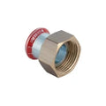 Geberit Mapress C-acier zingué raccord 2-pièces avec écrou libre joint plat FF 18 x 3/4 F