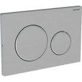 PLAQUE DE COMMANDE TOILETTE GEBERIT SIGMA 20 inox a visser 2 boutons de commande