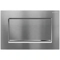 Geberit Sigma 10 plaque de commande - chromé mat pour réservoir synthétique à encastrer 1 bouton de commande - chromé autour bouton