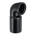 Geberit PE toilet coude de raccordement avec joint 90° 90 x 90 mm (pour toilette suspendue)