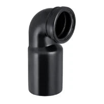 Geberit PE toilet coude de raccordement avec joint 90° 90 x 90 mm (pour toilette suspendue)