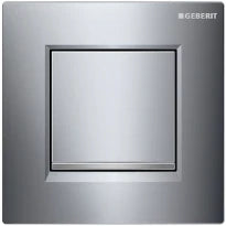 PLAQUE DE COMMANDE GEBERIT TYPE 30 chromé bouton pneumatique mat chromé pour urinoir