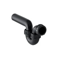 SIPHON GEBERIT PE 50 MM X 56 MM noir pe a/entree et sortie verticale