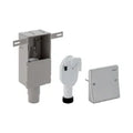 Geberit Uniflex siphon à encastrer 50 MM X 56 MM polypropylène pour machine à laver-séchoir-avec plaque de finition en inox