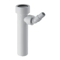 Geberit pièce de connexion 40 MM blanc polypropylène pour machine à laver