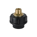 RACCORD UNION GEBERIT PE 50 MM pe avec raccord en laiton 4/4 x 22 mm