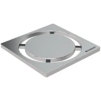 Geberit grille 71 - 71 o 4  mm rvs ronde p/siphon de douche 8x8 cm