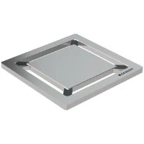 GRILLE GEBERIT 71 - 71 o 4 ! mm rvs carré p/siphon de douche 8x8 cm