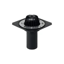 ENTONNOIR GEBERIT 110MM pe ecoulement pluviale avec bride de serrage