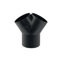 TE-CULOTTE GEBERIT 56 MM X 75 MM X 56 MM noir pe 60degr