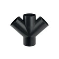 Geberit PE té double 45° 110 x 110 x 110 x 110 mm