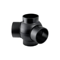Geberit PE raccord spérique 88° - 135° 110 x 110 x 110 x 110 mm