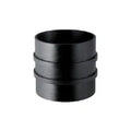 TUBULURE DOUBLE GEBERIT 250 MM noir pe