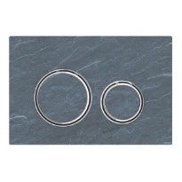 PLAQUE DE COMMANDE TOILETTE GEBERIT SIGMA 21 24,6 - 1,4 o 16,4 ! cm Ardoise mustang ardoise pour rinçage à 2 volumes