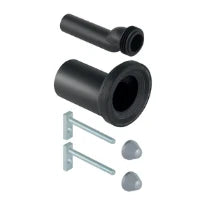 Geberit Duofix set de raccordement 90 x 45 mm excentrique pour toilette suspendue, avec materiel de fixation
