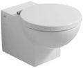 Geberit Preciosa siège des toilettes - blanc - charnière inox