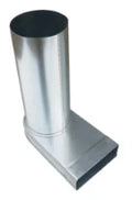 Sanutal Mecano coude prolongé 90° 125 - 55 x 110 mm
