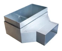 Sanutal Mecano plenum 55 x 110 mm pour grille 300 x 100 mm