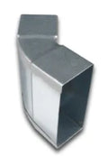 Sanutal Mecano coude 45° verticaal 55 x 110 mm