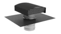 Ubbink Ubvent passage toiture ventilation 150 mm - RAL 7016 gris anthracite