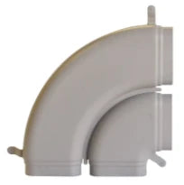 Zehnder ComfoFlat CK 300 conduit double coude 90° horizontal