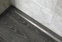 Carrodrain Cayman rigole de douche avec grille 800 mm - Inox - hauteur 60 mm - débit 31 l/min
