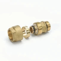 Begetube raccord bicône droit MF 26/3 Alu x 4/4 M - tuyau Alpex