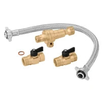 Caleffi CV set de remlissage 1/2 M 10bar/40°C max BELGAQUA 400 - INCL. Vanne à bille et clapet anti-retour CAb