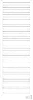 Procasa Balneo radiateur sèche-serviette électrique 1763 x 495 mm - 1000 Watt - RAL 9016 blanc signalisation