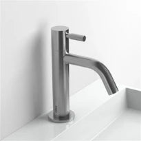Clou Freddo 2 robinet eau froide - bec 120 mm - acier inoxydable brossé - version haute