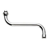 Grohe bec d'écoulement 3/4 forme-S chromé avec mousseur, orientable, saillie 150 mm