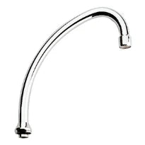 Grohe bec d'écoulement 3/4 forme-HU chromé avec mousseur, orientable, saillie 185 mm