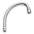 Grohe Costa bec d'écoulement M22 forme-HU chromé avec mousseur - orientable - saillie 140 mm