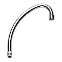Grohe bec Costa M22 forme-U chromé avec brise-jet - pivotable - sailli 185 mm